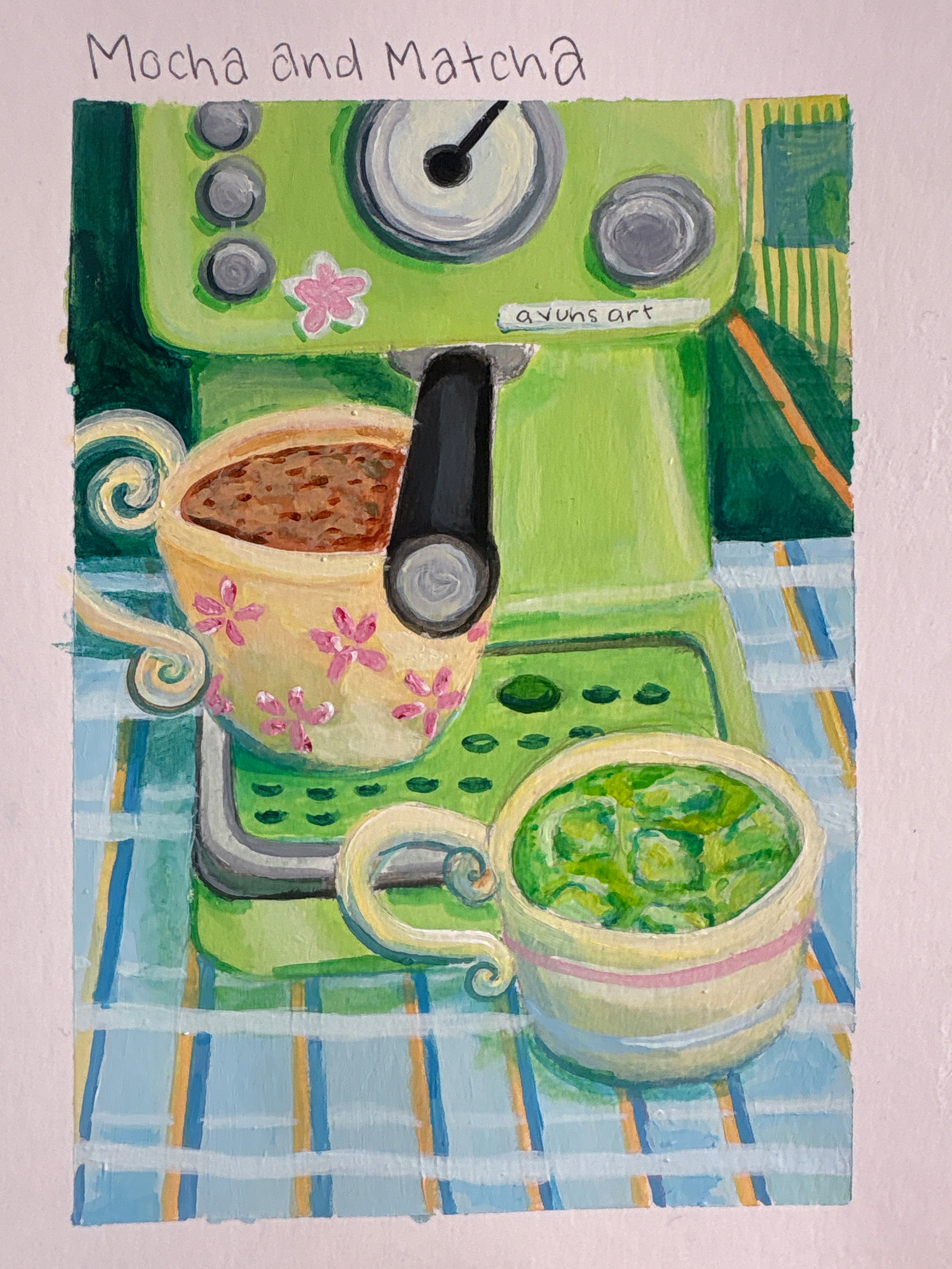 Mocha and Matcha Print 4x6in
