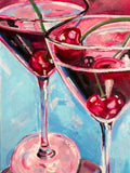 Cherry Martini Print 4x6in