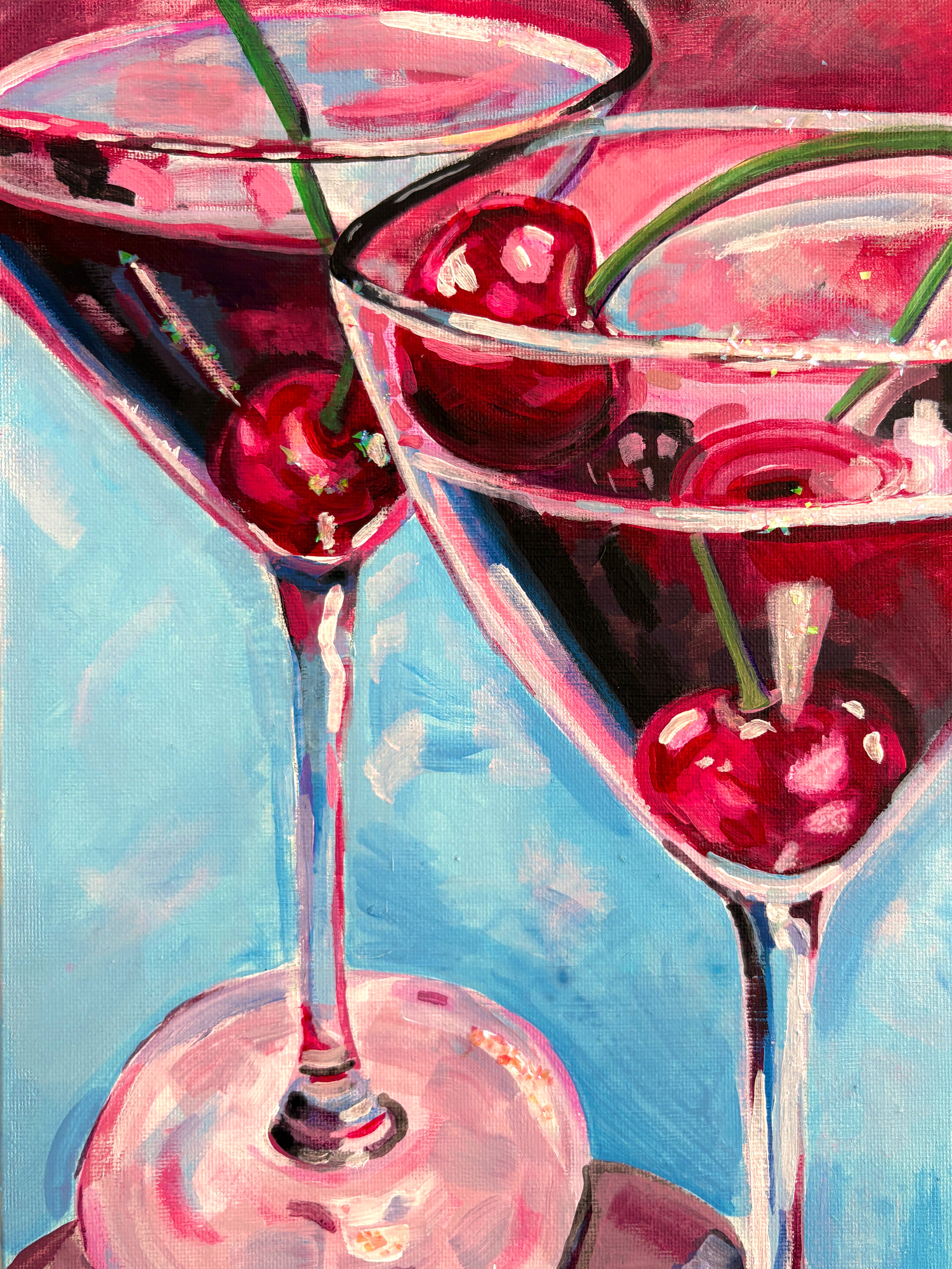 Cherry Martini Print 4x6in