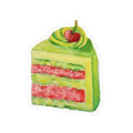 Cherry on Matcha Sticker