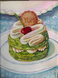 Matcha Cake Print 4x6in